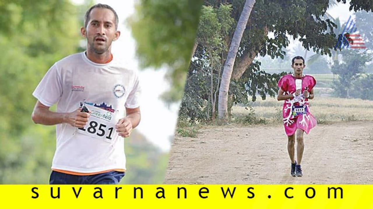 ನಡೆಯುತ್ತಾ ಓಡುತ್ತಾ ನಾಡು ಸುತ್ತುವ ಮ್ಯಾರಥಾನ್ ರನ್ನರ್!