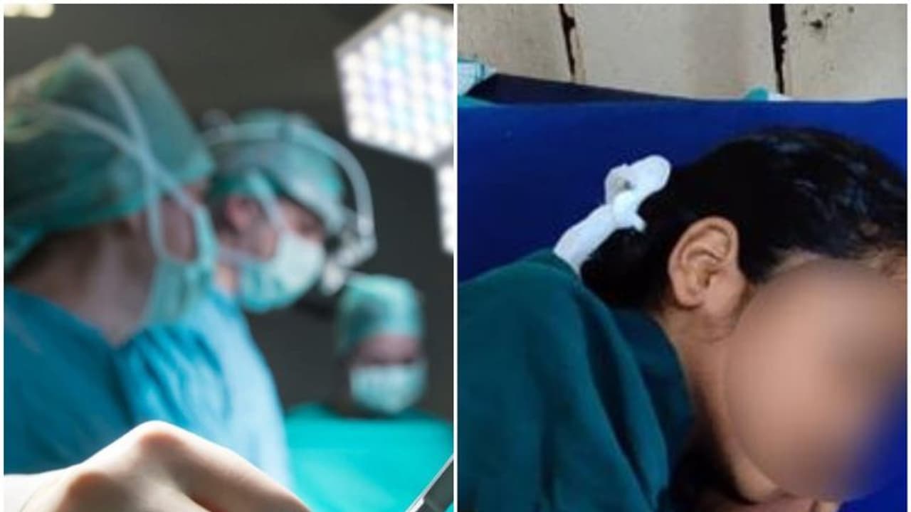 காதுக்கு பதிலாக தொண்டையில் அறுவை சிகிச்சை..! மருத்துவர்களின் அலட்சிய போக்கால் அவதிப்படும் சிறுமி..!