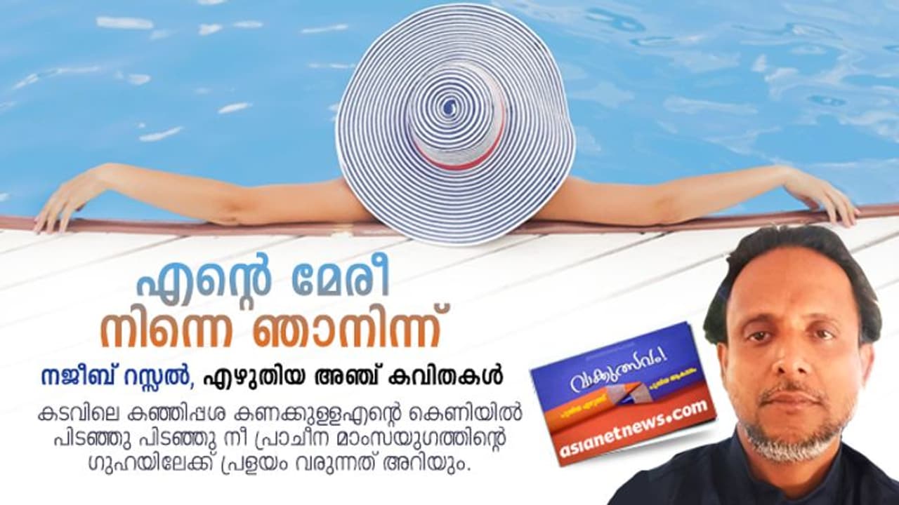 എന്റെ മേരീ നിന്നെ ഞാനിന്ന്, നജീബ് റസ്സല്‍ എഴുതിയ അഞ്ച് കവിതകള്‍