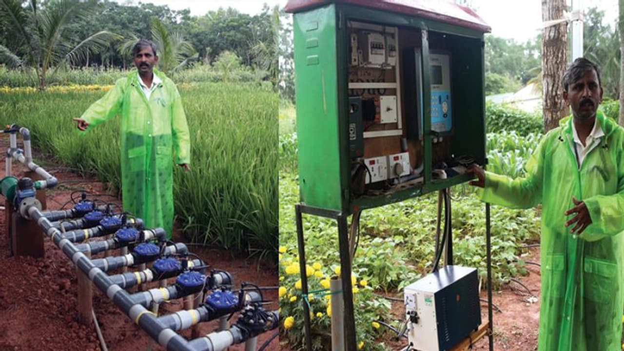 ಬೆಳೆಗೆ ನೀರು ಹರಿಸಲು ಸ್ವಯಂಚಾಲಿತ ಯಂತ್ರ!