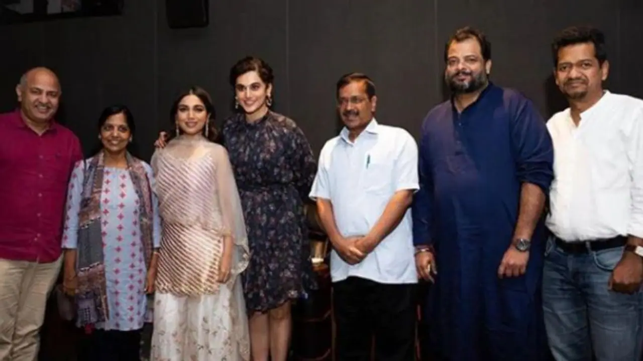 Bhumi Pednekar thanks Delhi CM Arvind Kejriwal for attending special screening of 'Saand Ki Aankh' Bhumi Pednekar thanks Delhi CM Arvind Kejriwal for attending special screening of 'Saand Ki Aankh'