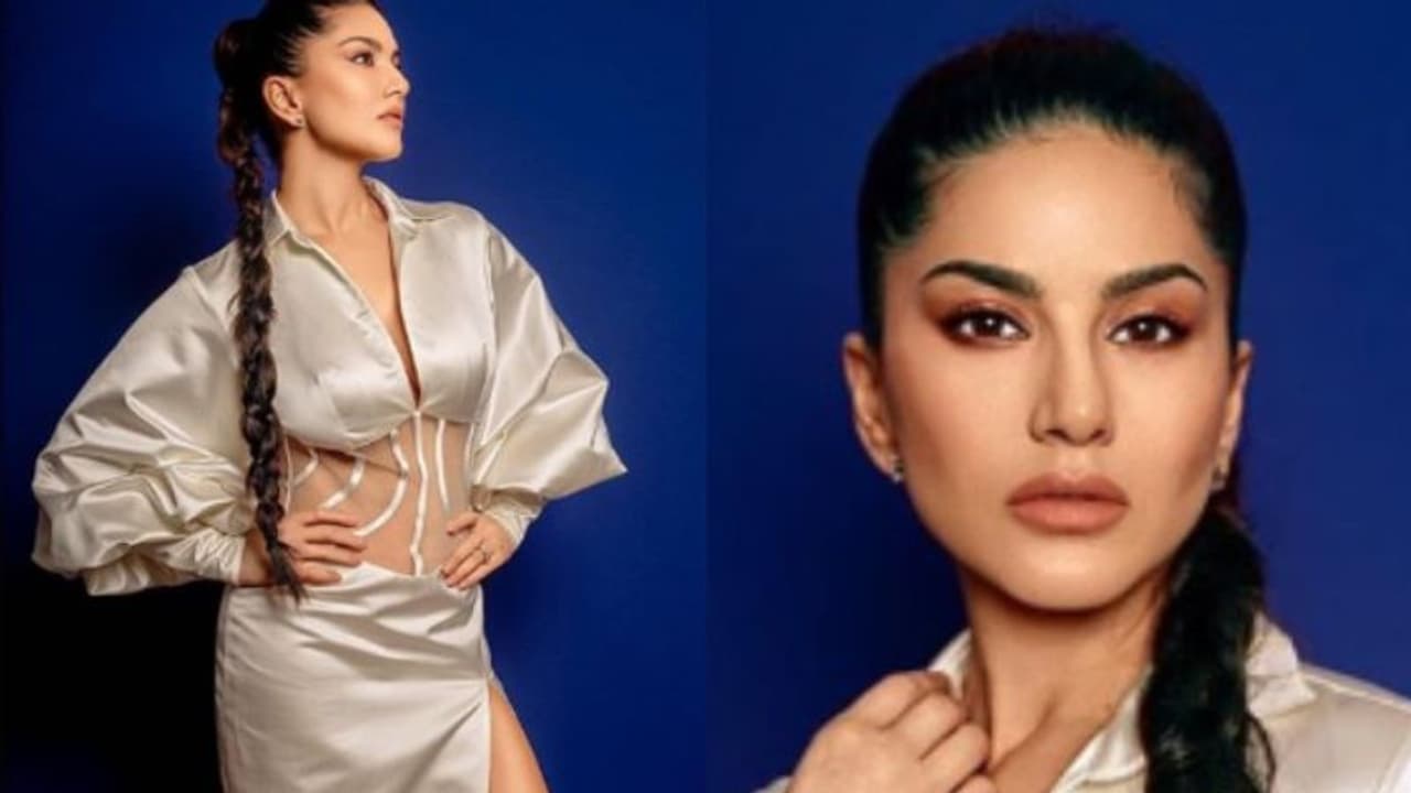 ഷിയര്‍ ഡ്രസ്സില്‍ ഗ്ലാമറസായി സണ്ണി ലിയോണ്‍