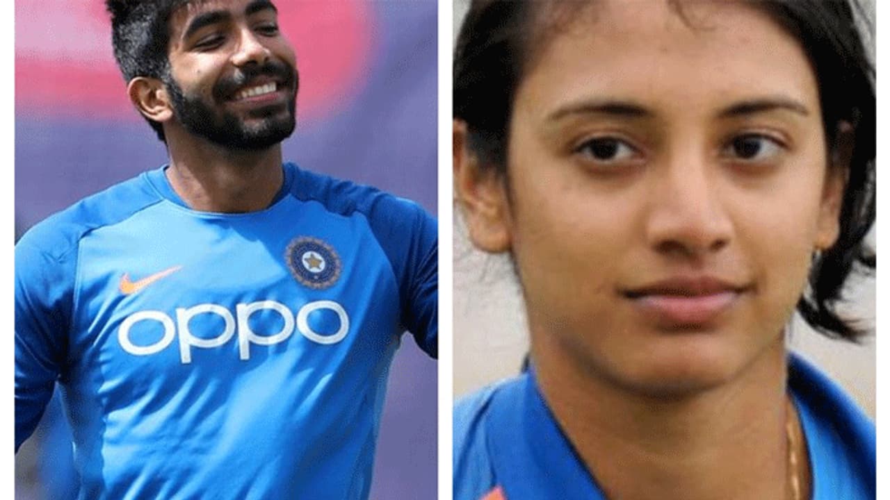 ಬುಮ್ರಾ, ಸ್ಮೃತಿಗೆ ಒಲಿದ ವಿಸ್ಡನ್‌ ಕ್ರಿಕೆಟ್‌ ಪ್ರಶಸ್ತಿ