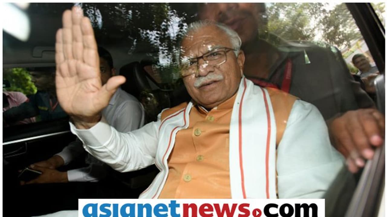 ഹരിയാനയിൽ മനോഹർ ലാൽ ഖട്ടർ തന്നെ മുഖ്യമന്ത്രി, ദീപാവലി ദിവസം രണ്ടാമൂഴത്തിലേക്ക്