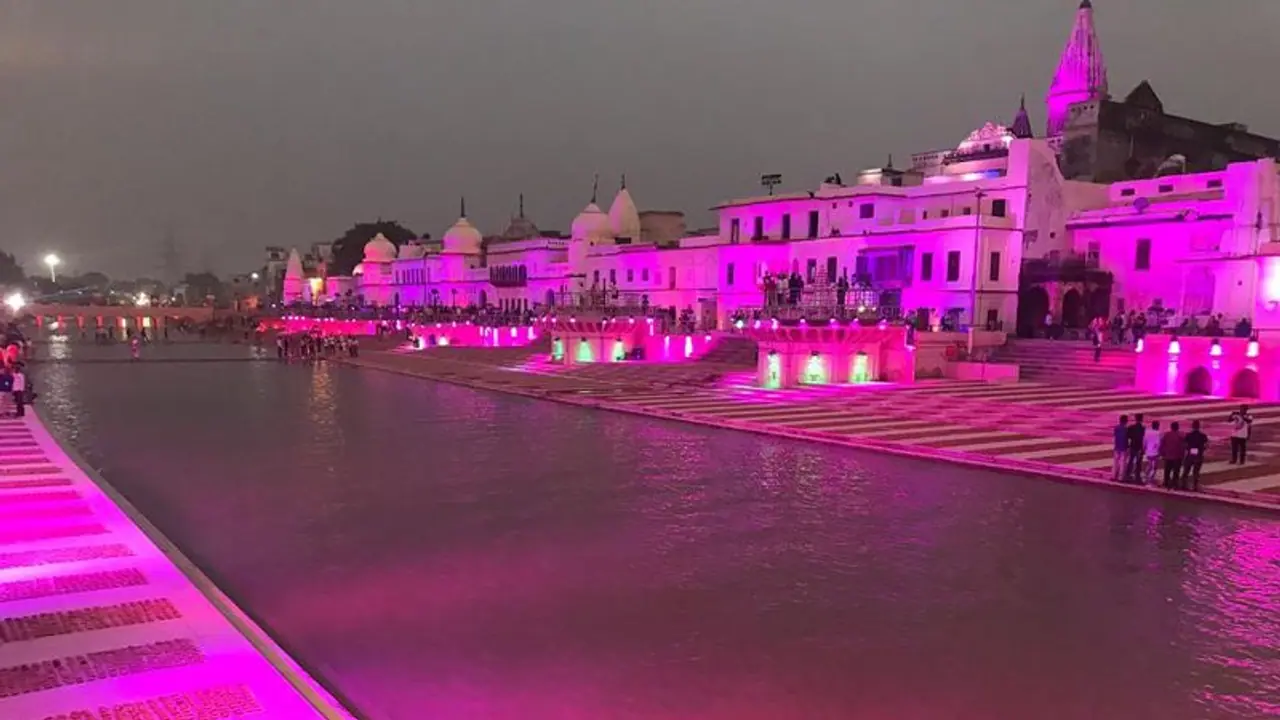 Ram Mandir consecration: SPG studies Saryu ghats ahead of PM Modi's ceremonial dip Ram Mandir consecration: SPG studies Saryu ghats ahead of PM Modi's ceremonial dip