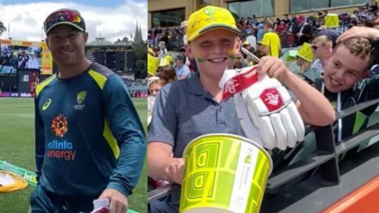 சின்ன பையனை நெகிழவைத்த வார்னர்.. அந்த பையன் வாழ்நாளில் இதை மறக்கமாட்டான்.. வீடியோ சின்ன பையனை நெகிழவைத்த வார்னர்.. அந்த பையன் வாழ்நாளில் இதை மறக்கமாட்டான்.. வீடியோ