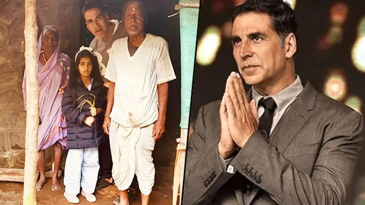 Akshay Kumar's daughter Nitara learns act of kindness during morning walk
