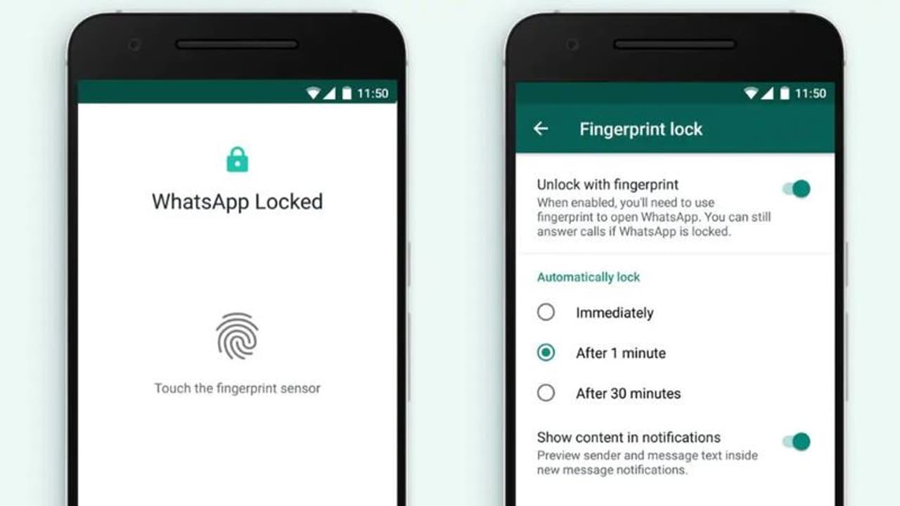 ఇక వాట్సాప్ ఆండ్రాయిడ్లో ఫింగర్ ప్రింట్ లాక్ ఫీచర్ ఇక వాట్సాప్ ఆండ్రాయిడ్లో ఫింగర్ ప్రింట్ లాక్ ఫీచర్