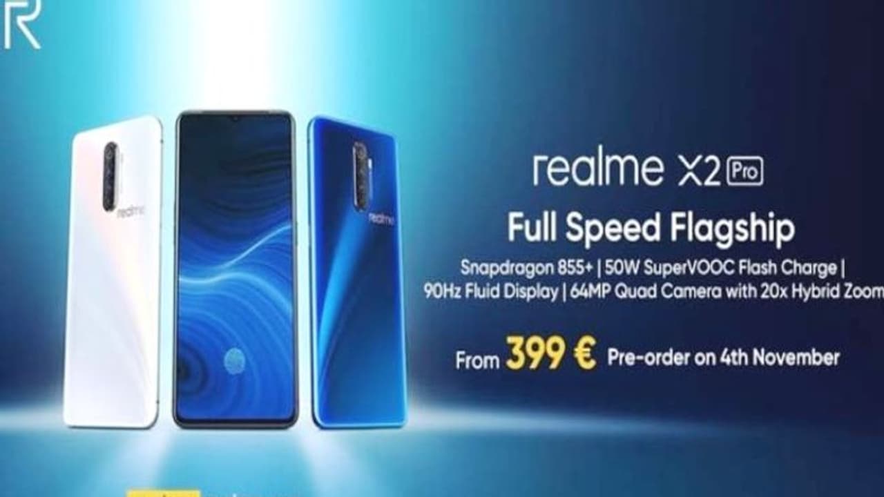 ఫ్లాగ్ షిప్ ఫోన్ రియల్ మీ ఎక్స్2 : 4 నుంచి ఫ్రీ ఆర్డర్లపై డెలివరీ