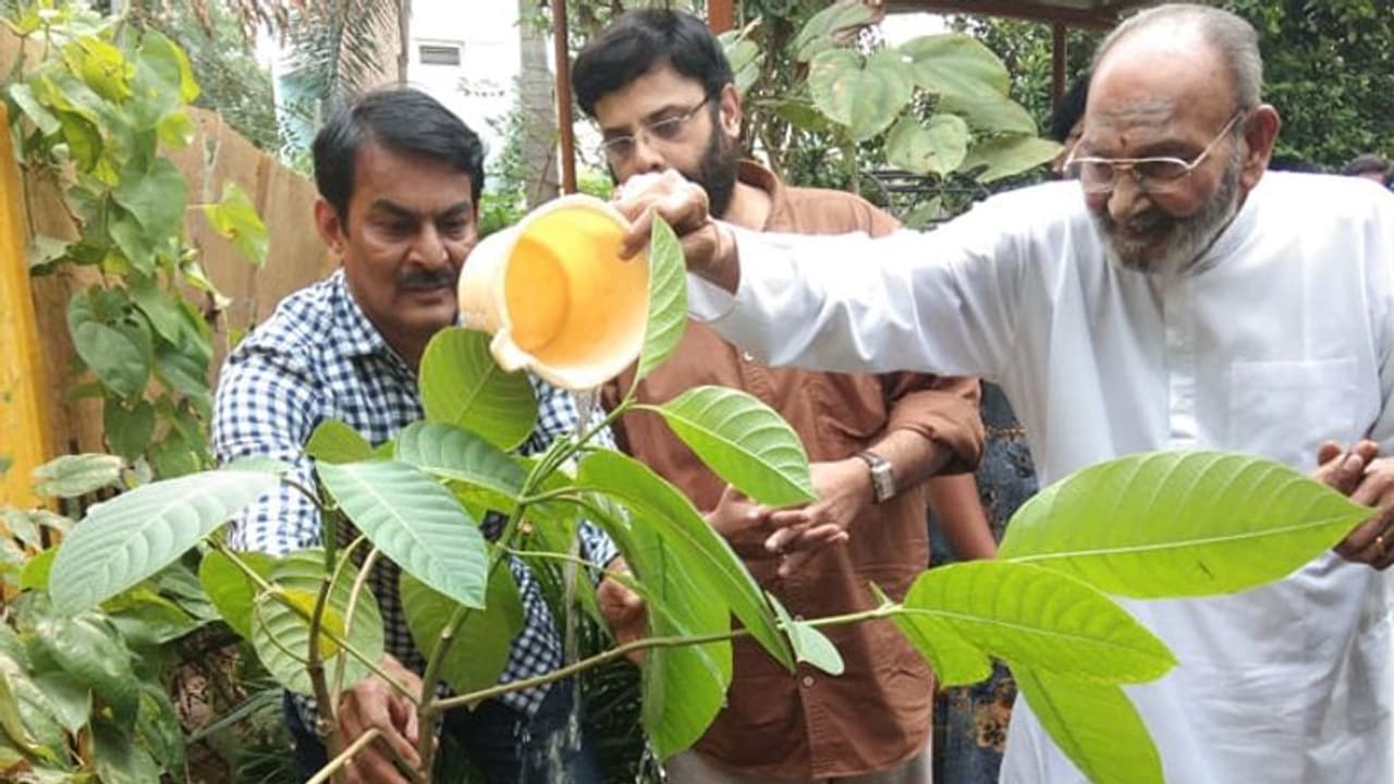 'గ్రీన్ ఛాలెంజ్'.. మొక్కలు నాటిన కళాతపస్వి కె.విశ్వనాథ్ 'గ్రీన్ ఛాలెంజ్'.. మొక్కలు నాటిన కళాతపస్వి కె.విశ్వనాథ్