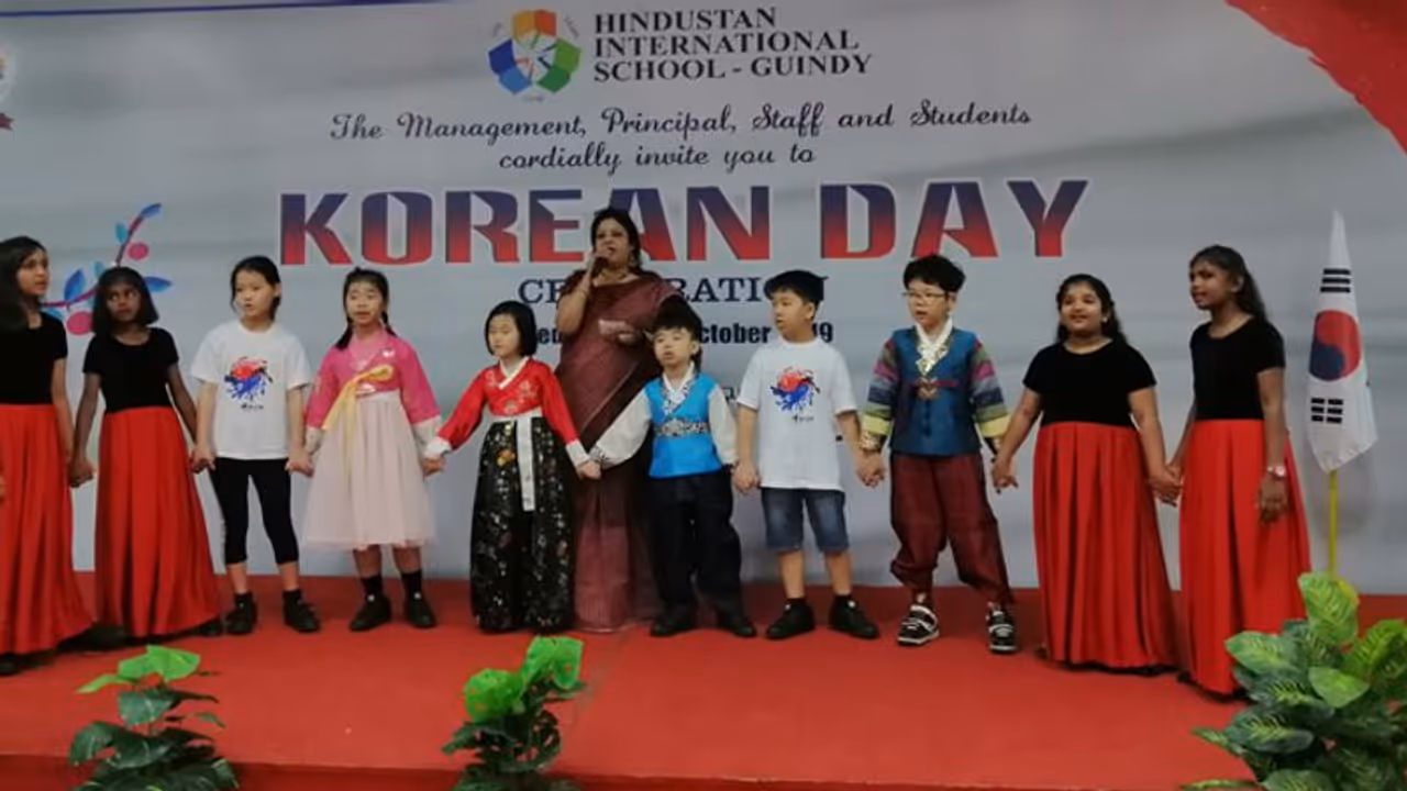 గుండిలోని హిందుస్థాన్ ఇంటర్నేషన్‌ల్ స్కూల్‌లో ‘‘కొరియన్ డే’’ వేడుకలు
