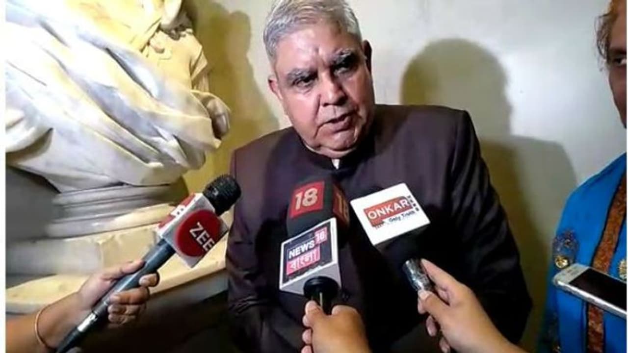 'অপরাধ, মৃত্যু তো বাংলাতেও কম হয় না', কাশ্মীর নিয়ে পাল্টা খোঁচা ধনখড়ের 'অপরাধ, মৃত্যু তো বাংলাতেও কম হয় না', কাশ্মীর নিয়ে পাল্টা খোঁচা ধনখড়ের