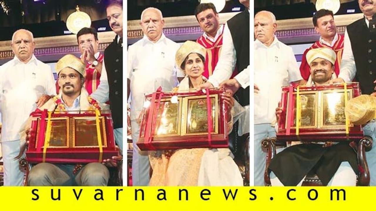 ಮೂವರು ಕ್ರೀಡಾ ಸಾಧಕರಿಗೆ ರಾಜ್ಯೋತ್ಸವ ಗರಿ