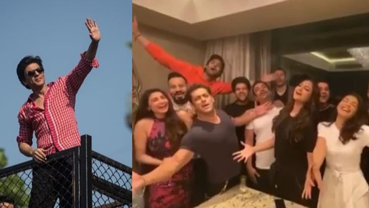 বন্ধু শাহরুখকে ফোনে না পেয়ে, এক অভিনব কায়দায় জন্মদিনের শুভেচ্ছা জানান সলমন বন্ধু শাহরুখকে ফোনে না পেয়ে, এক অভিনব কায়দায় জন্মদিনের শুভেচ্ছা জানান সলমন