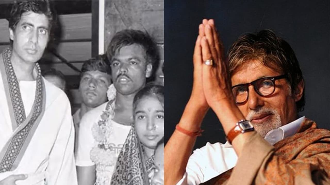 एक फैन का अमिताभ ने फैमिली के साथ दरवाजे पर खड़े होकर किया था इंतजार, बिग बी ने छुए थे पांव एक फैन का अमिताभ ने फैमिली के साथ दरवाजे पर खड़े होकर किया था इंतजार, बिग बी ने छुए थे पांव