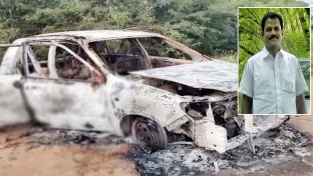 கள்ளக்காதலை கைவிட மறுத்த தந்தை கொடூரமாக எரித்து கொலை... மகனுடன் சேர்ந்து மனைவி வெறியாட்டம்...!