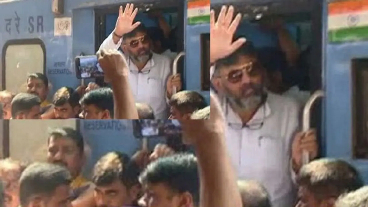 Karnataka’s former minister DK Shivakumar seeks divine intervention, makes another run to temple Karnataka’s former minister DK Shivakumar seeks divine intervention, makes another run to temple