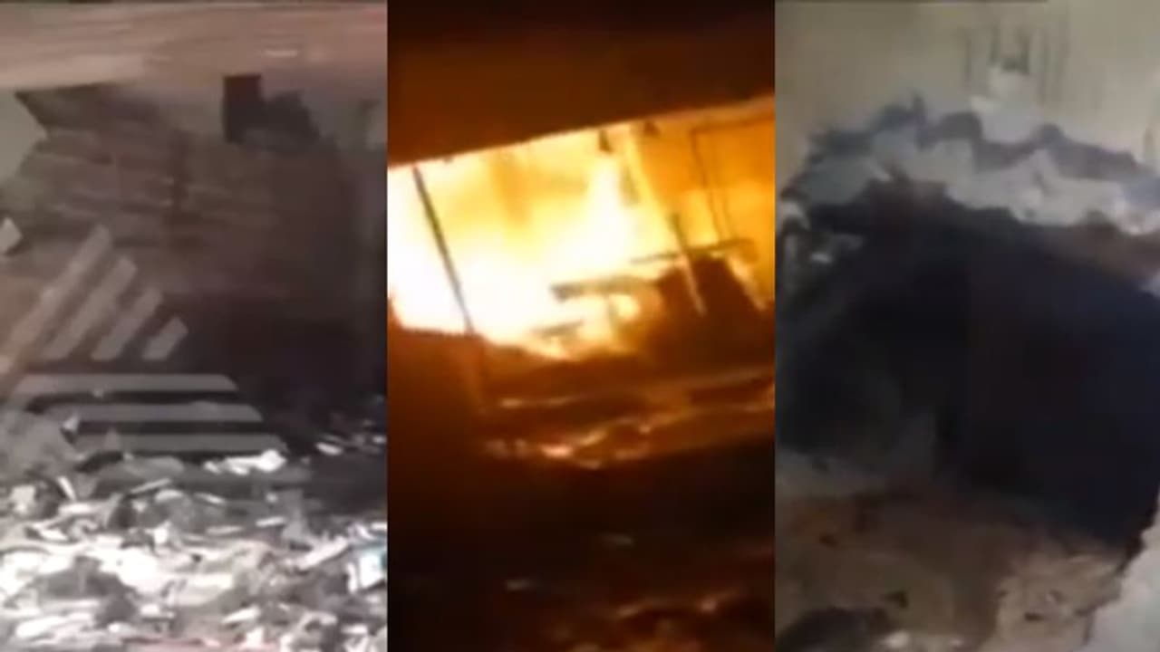 മലപ്പുറത്ത് വസ്ത്രസ്ഥാപനം കത്തി നശിച്ചു; കവര്‍ച്ചയ്ക്ക് ശേഷം തീയിട്ടെന്ന് സംശയം