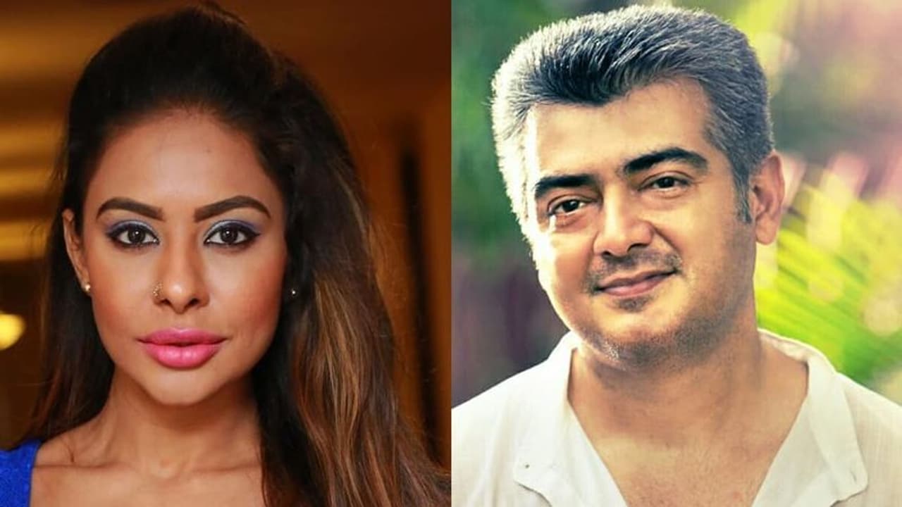 அவரை அப்படியே பிடித்து கிஸ் அடிக்க வேண்டும்..!! அஜித் மீது தீராத அசையை கொட்டிய தீர்த்த அரை நிர்வாண நடிகை..!!