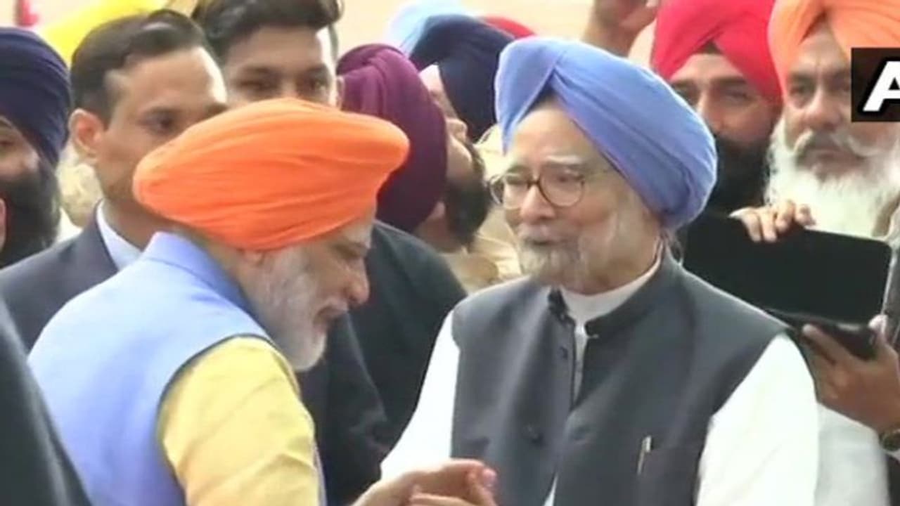 Narendra Modi Manmohan Singh