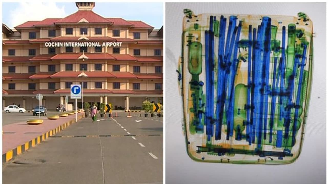 നെടുമ്പാശ്ശേരിയിൽ നിന്ന് പിടിച്ചത് എയർ ഗണ്ണോ അതോ ശരിക്കും തോക്കോ? ഉറപ്പിക്കാൻ വിദഗ്ധ പരിശോധന നെടുമ്പാശ്ശേരിയിൽ നിന്ന് പിടിച്ചത് എയർ ഗണ്ണോ അതോ ശരിക്കും തോക്കോ? ഉറപ്പിക്കാൻ വിദഗ്ധ പരിശോധന