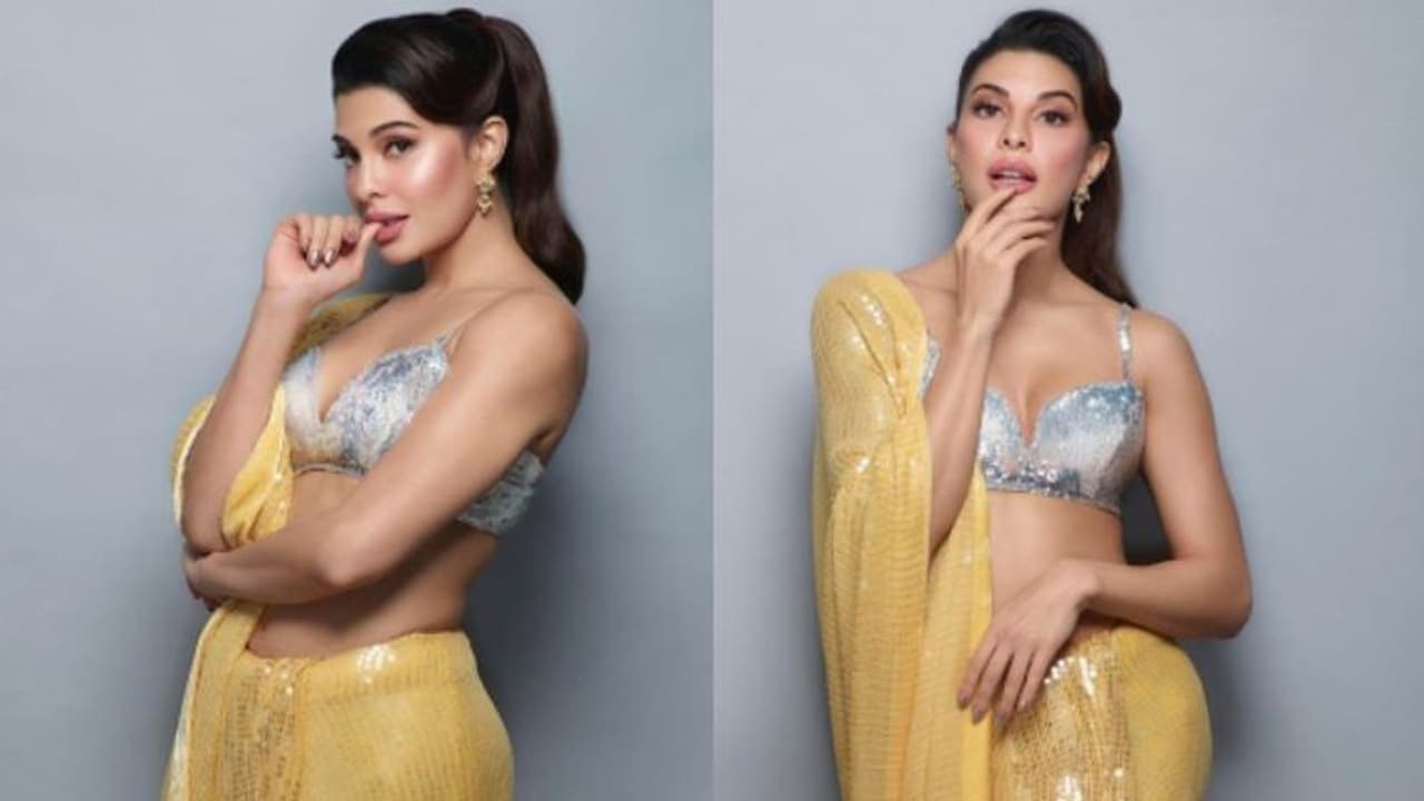 മഞ്ഞ സാരിയില്‍ മനം കവര്‍ന്ന് ജാക്വിലിൻ