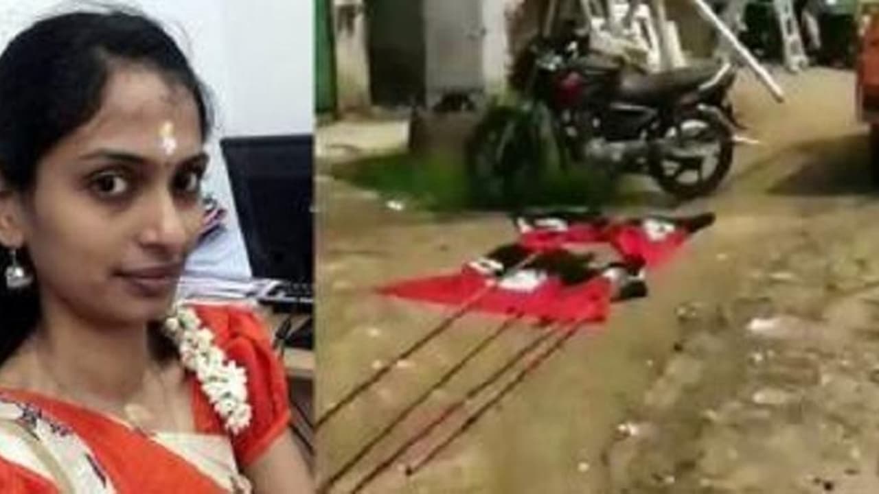 அதிமுக கொடி கம்பம் சாய்ந்ததில் தடுமாறி விழுந்த பெண் !! பின்னால் வந்த லாரி மோதி படுகாயம் !! மீண்டும் ஒரு சுபஸ்ரீ சம்பவமா ? அதிமுக கொடி கம்பம் சாய்ந்ததில் தடுமாறி விழுந்த பெண் !! பின்னால் வந்த லாரி மோதி படுகாயம் !! மீண்டும் ஒரு சுபஸ்ரீ சம்பவமா ?