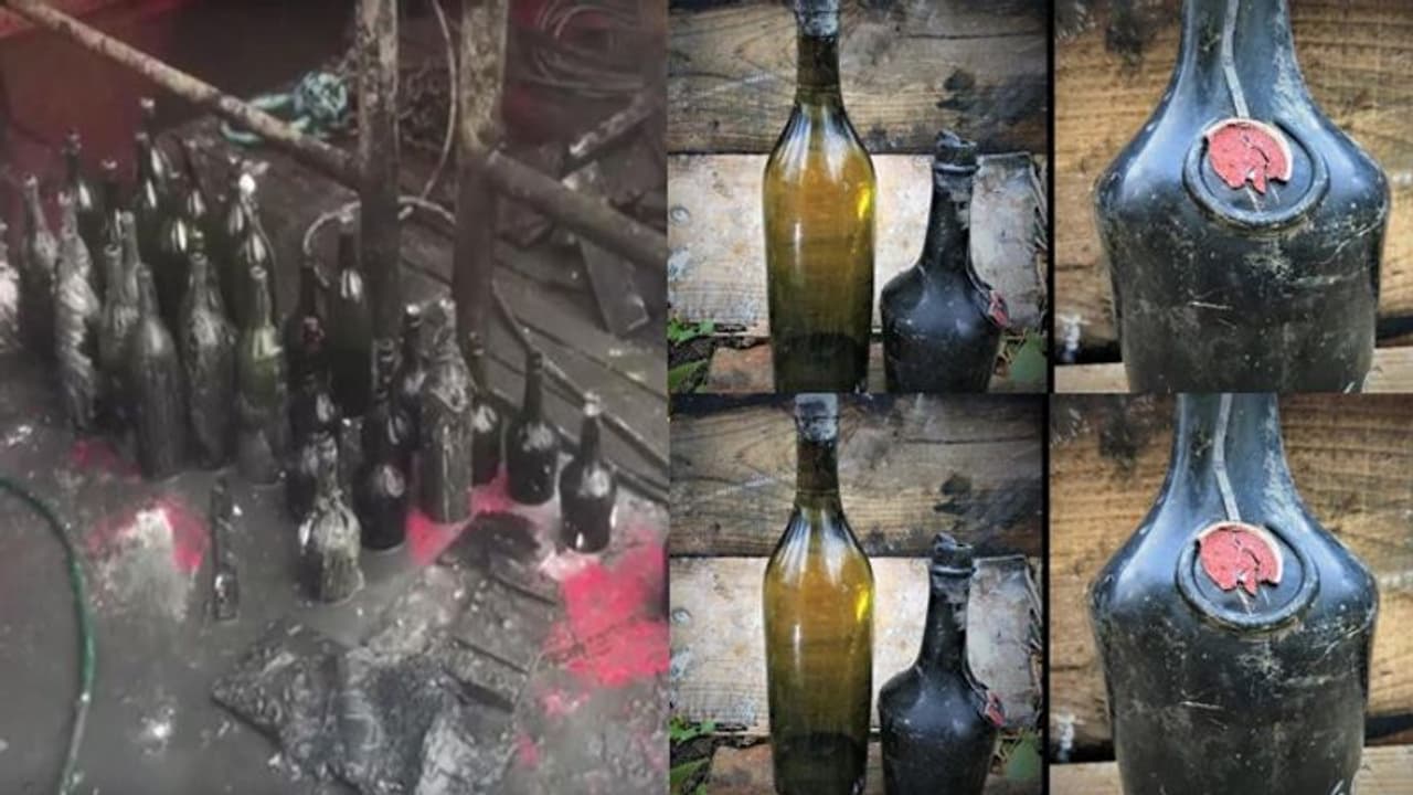 ഒന്നാം ലോകമഹായുദ്ധകാലത്തെ കപ്പല് കണ്ടെത്തിയവരുടെ കണ്ണുതള്ളി; 102 വര്ഷം കടലില് ഉറങ്ങിയത് അമൂല്യ മദ്യശേഖരം ഒന്നാം ലോകമഹായുദ്ധകാലത്തെ കപ്പല് കണ്ടെത്തിയവരുടെ കണ്ണുതള്ളി; 102 വര്ഷം കടലില് ഉറങ്ങിയത് അമൂല്യ മദ്യശേഖരം