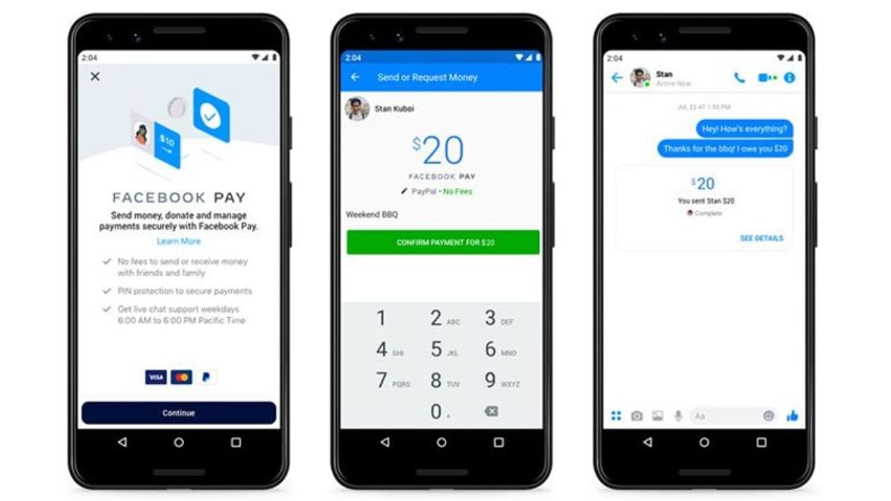 డిజిటల్ పేమెంట్ లోకి ఫేస్ బుక్ పే... డిజిటల్ పేమెంట్ లోకి ఫేస్ బుక్ పే...