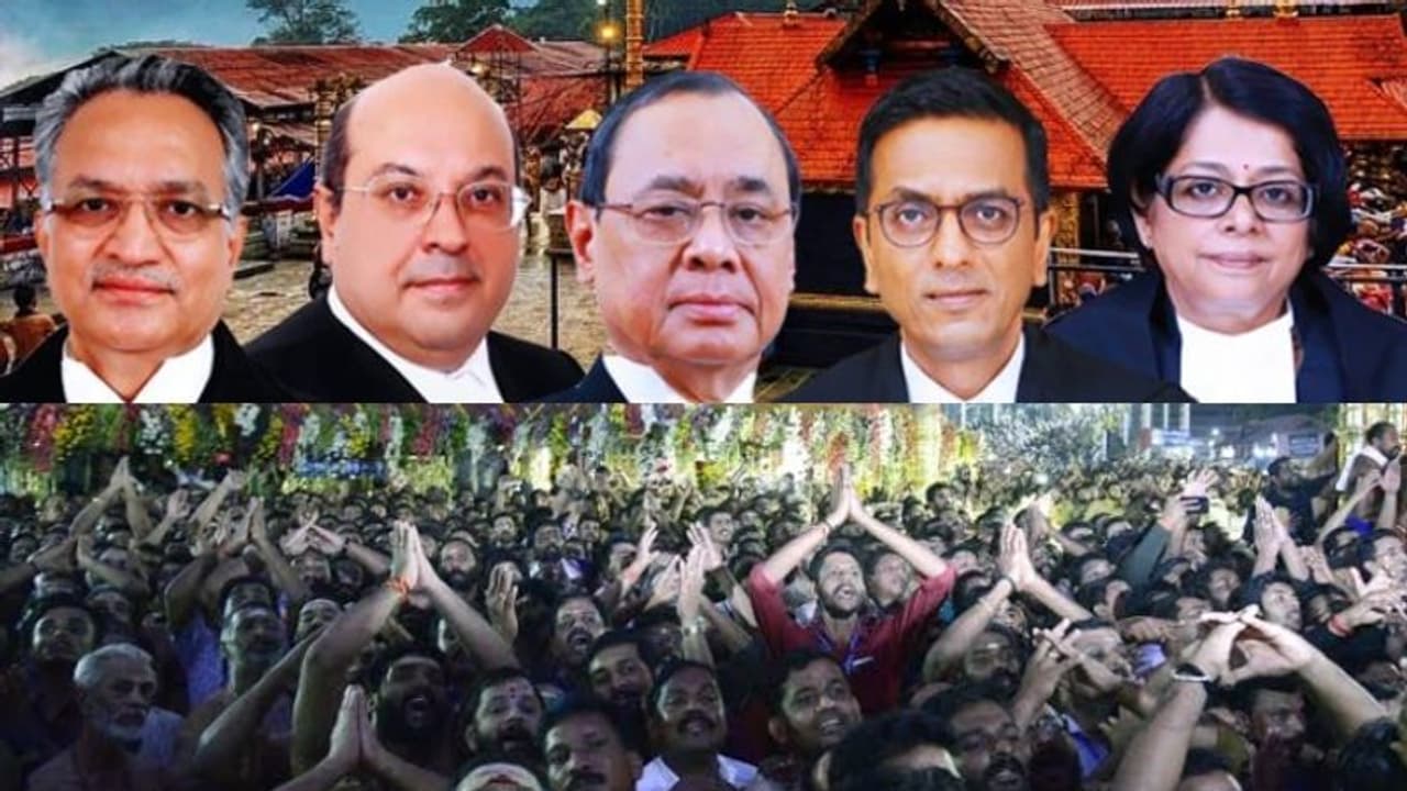 Sabarimala case: స్టేకు సుప్రీం నిరాకరణ, విస్తృత ధర్మాసనానికి కేసు Sabarimala case: స్టేకు సుప్రీం నిరాకరణ, విస్తృత ధర్మాసనానికి కేసు