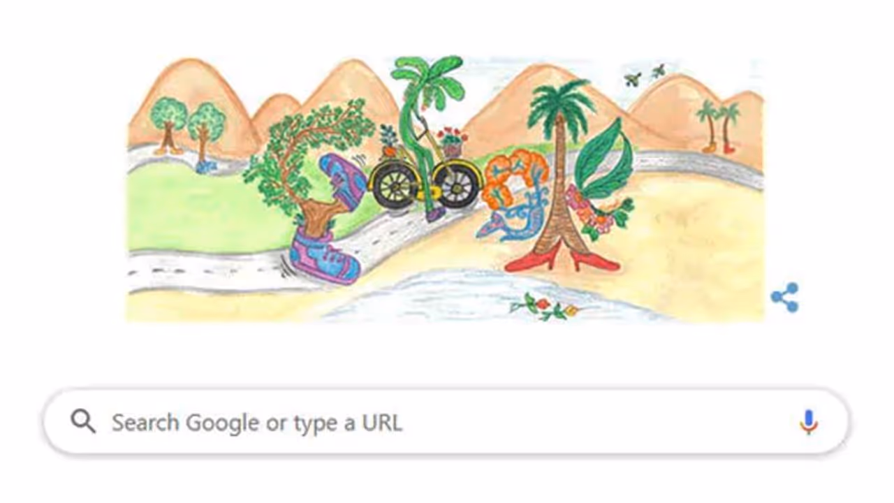 Google celebrates Children's Day with seven year old's 'walking tree' doodle