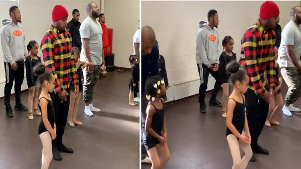 അച്ഛന്മാരായാല് ഇങ്ങനെ വേണം; മക്കളുടെ ഡാന്സ്ക്ലാസില് ചേര്ന്ന് അവര്ക്കൊപ്പം ചുവടുവെച്ചാല് എങ്ങനെയുണ്ടാവും? അച്ഛന്മാരായാല് ഇങ്ങനെ വേണം; മക്കളുടെ ഡാന്സ്ക്ലാസില് ചേര്ന്ന് അവര്ക്കൊപ്പം ചുവടുവെച്ചാല് എങ്ങനെയുണ്ടാവും?