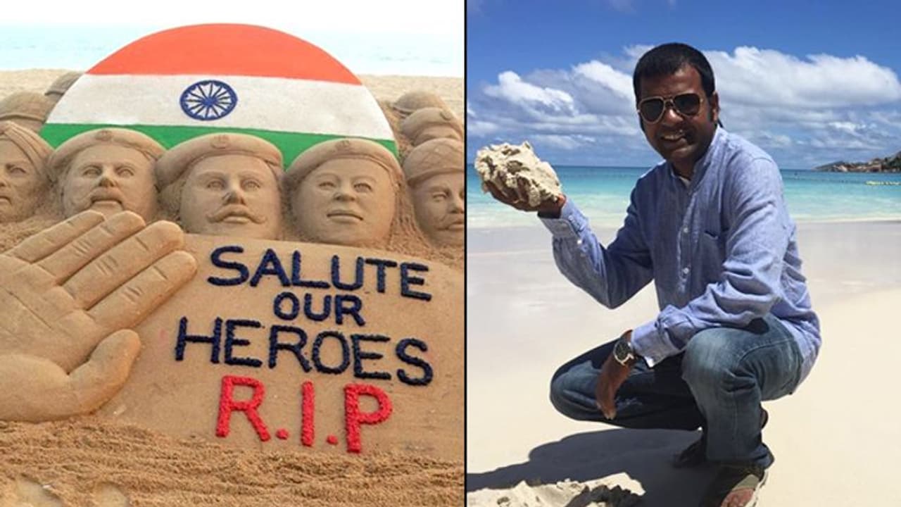 Sudarsan Pattnaik becomes first Indian to be honoured with Italian Golden Sand Art Award Sudarsan Pattnaik becomes first Indian to be honoured with Italian Golden Sand Art Award