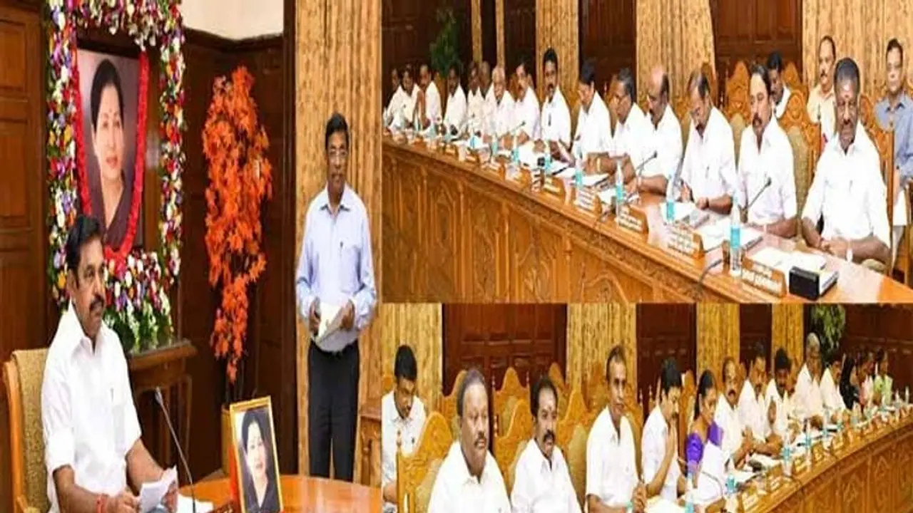 தயாராகிறது பலே பிளான்... உள்ளாட்சித் தேர்தலை குறிவைத்த எடப்பாடி பழனிச்சாமி..!! அமைச்சரவையை கூட்டி அதிரடி..!! தயாராகிறது பலே பிளான்... உள்ளாட்சித் தேர்தலை குறிவைத்த எடப்பாடி பழனிச்சாமி..!! அமைச்சரவையை கூட்டி அதிரடி..!!