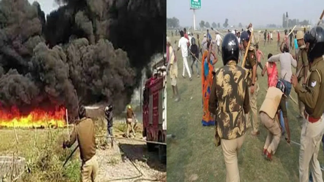 पुलिस संग मुठभेड़ के बाद भड़के किसानों ने 'पावर हॉउस' में लगाई आग, प्रियंका ने कहा जमीन ली है तो मुआवजा दो पुलिस संग मुठभेड़ के बाद भड़के किसानों ने 'पावर हॉउस' में लगाई आग, प्रियंका ने कहा जमीन ली है तो मुआवजा दो