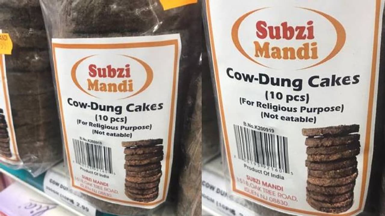 'കഴിക്കരുത്, മതപരമായ ചടങ്ങുകള്ക്ക് മാത്രം'; ന്യൂജേഴ്സിയിൽ ചാണകവരളിക്ക് വില 215 രൂപ 'കഴിക്കരുത്, മതപരമായ ചടങ്ങുകള്ക്ക് മാത്രം'; ന്യൂജേഴ്സിയിൽ ചാണകവരളിക്ക് വില 215 രൂപ