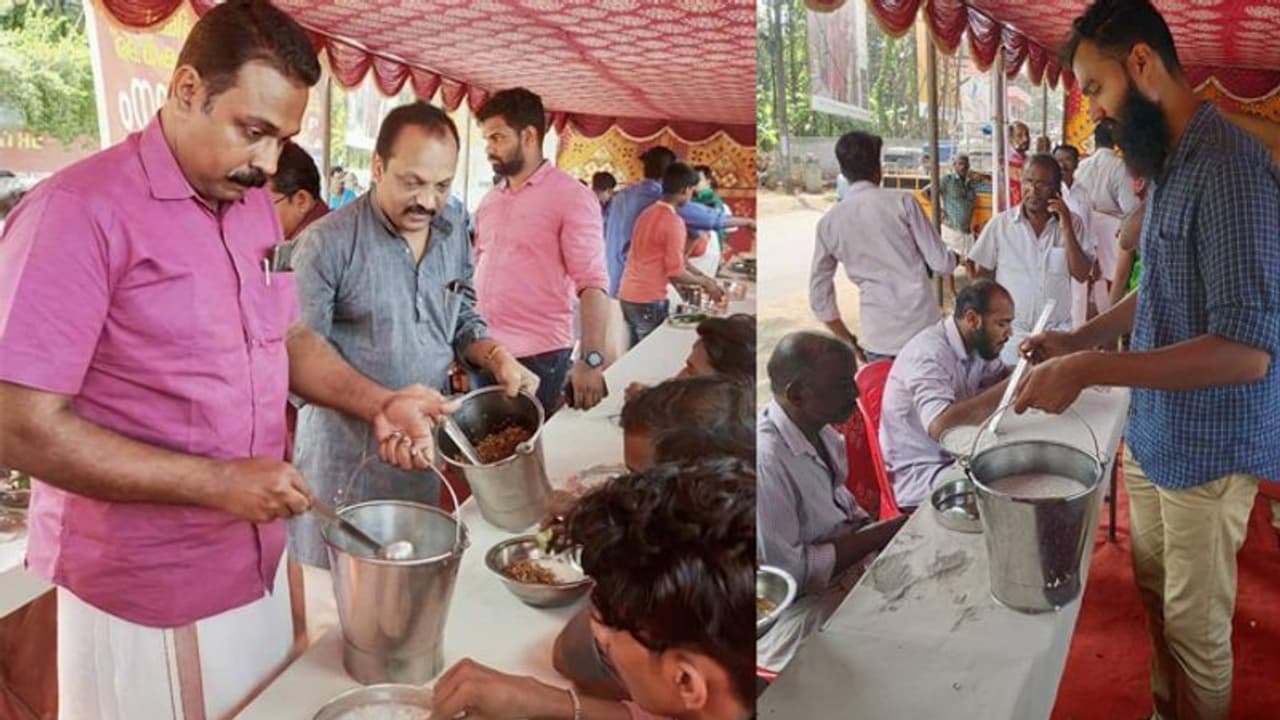 അയ്യപ്പ ഭക്തര്ക്ക് അന്നദാനവുമായി പത്തനംതിട്ടയിലെ സിപിഎം ലോക്കല് കമ്മിറ്റി അയ്യപ്പ ഭക്തര്ക്ക് അന്നദാനവുമായി പത്തനംതിട്ടയിലെ സിപിഎം ലോക്കല് കമ്മിറ്റി