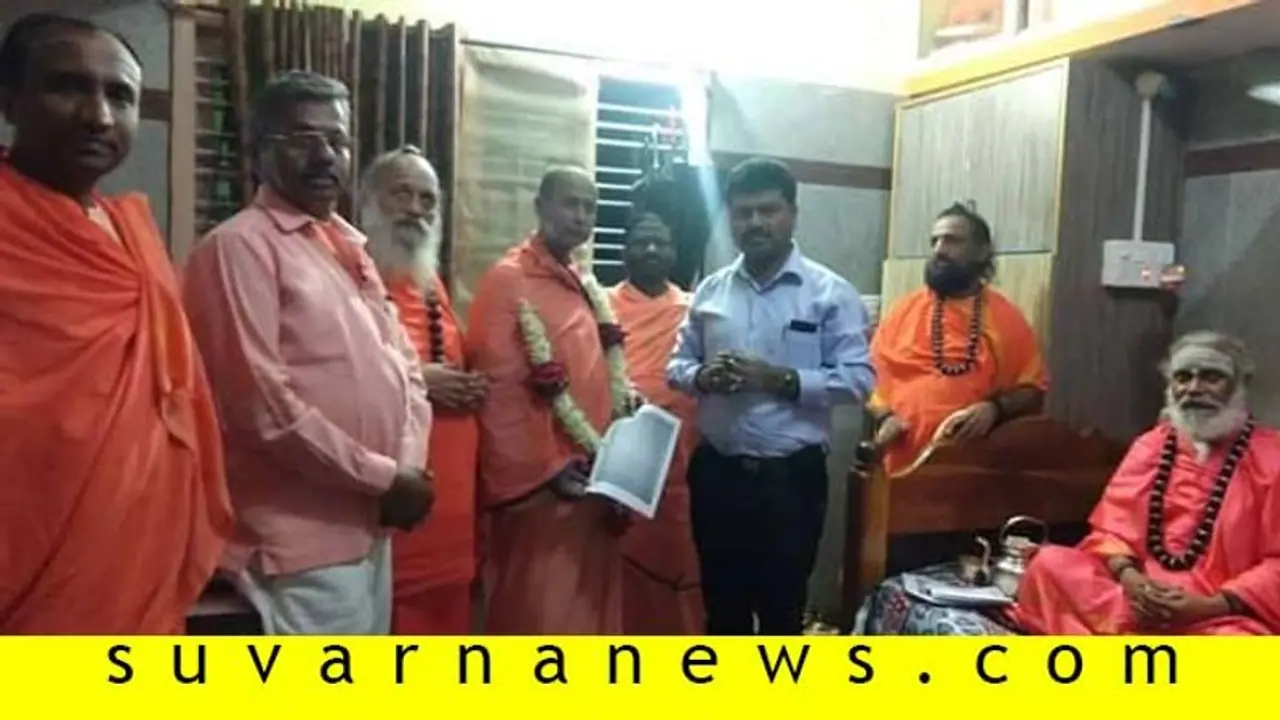 ಹಿರೇಕರೂರು ಉಪಕದನ: ನಾಮಪತ್ರ ವಾಪಸ್ ಪಡೆದ ಶಿವಲಿಂಗ ಶಿವಾಚಾರ್ಯ ಶ್ರೀ