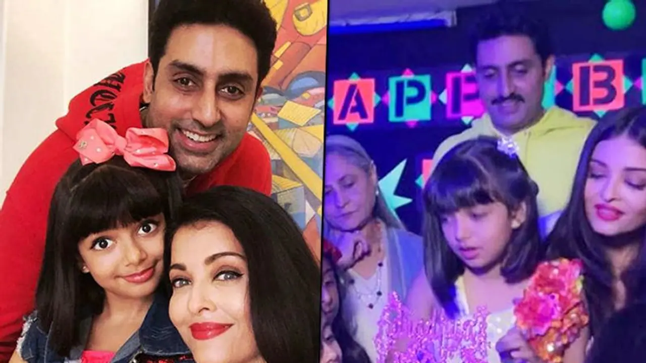 Aishwarya Rai gets royally trolled for applying make up on Aaradhya (In Pics)