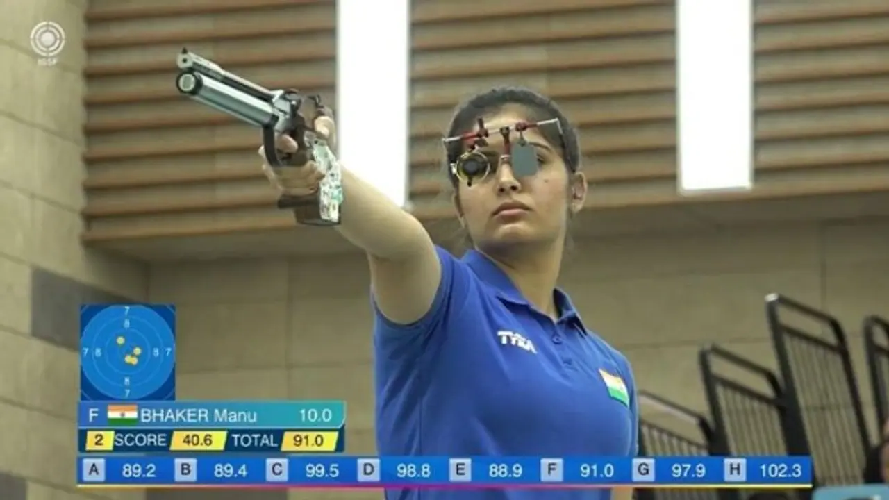 World Cup Finals: India’s 17 year old shooter Manu Bhaker sets junior world record to claim gold