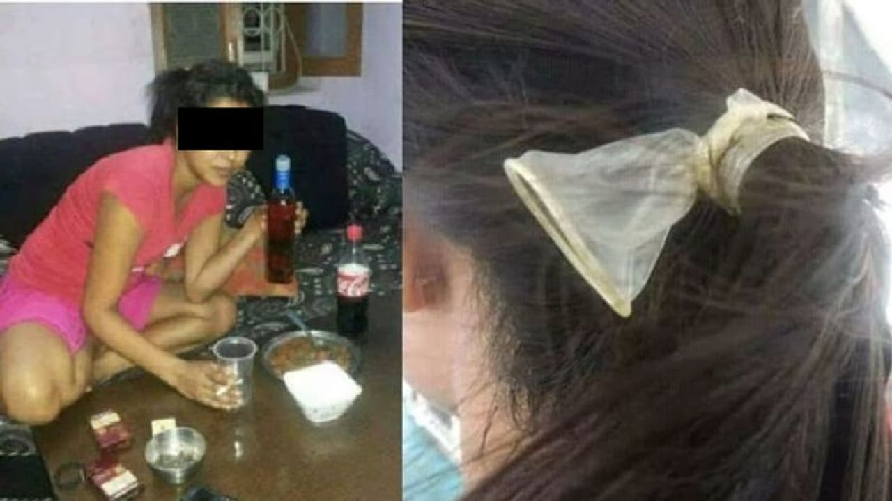 Fact Check: ರಬ್ಬರ್ ಬ್ಯಾಂಡಿನಂತೆ ಕಾಂಡೋಮ್ ಹಾಕ್ಕೊಂಡವಳು JNU ವಿದ್ಯಾರ್ಥಿನಿಯೇ?