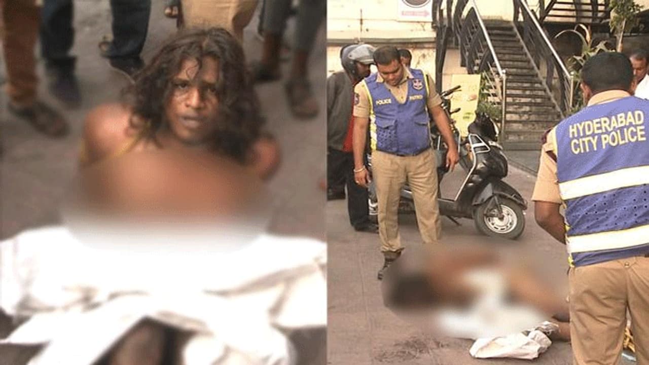 మతి చలించి.. రోడ్డుపై టెక్కీ హల్ చల్ మతి చలించి.. రోడ్డుపై టెక్కీ హల్ చల్