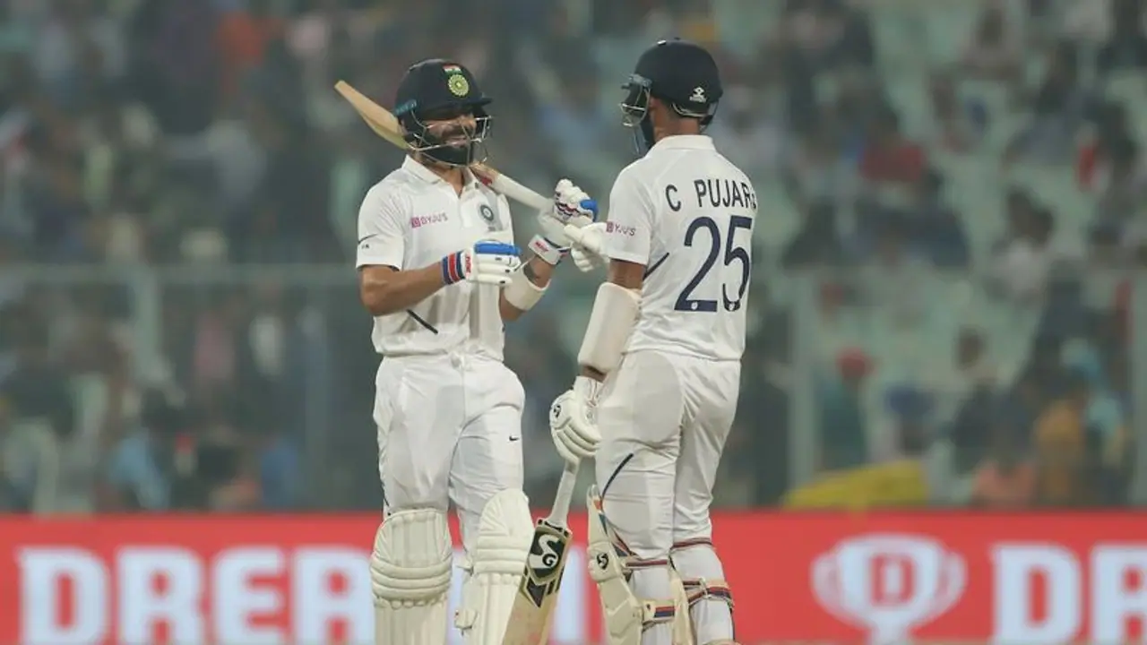 2ನೇ ಟೆಸ್ಟ್: ಕೊಹ್ಲಿ ಅಗರ್‌ವಾಲ್ ಫೇಲ್, ಪೃಥ್ವಿ ಪೂಜಾರ ಫಿಫ್ಟಿ