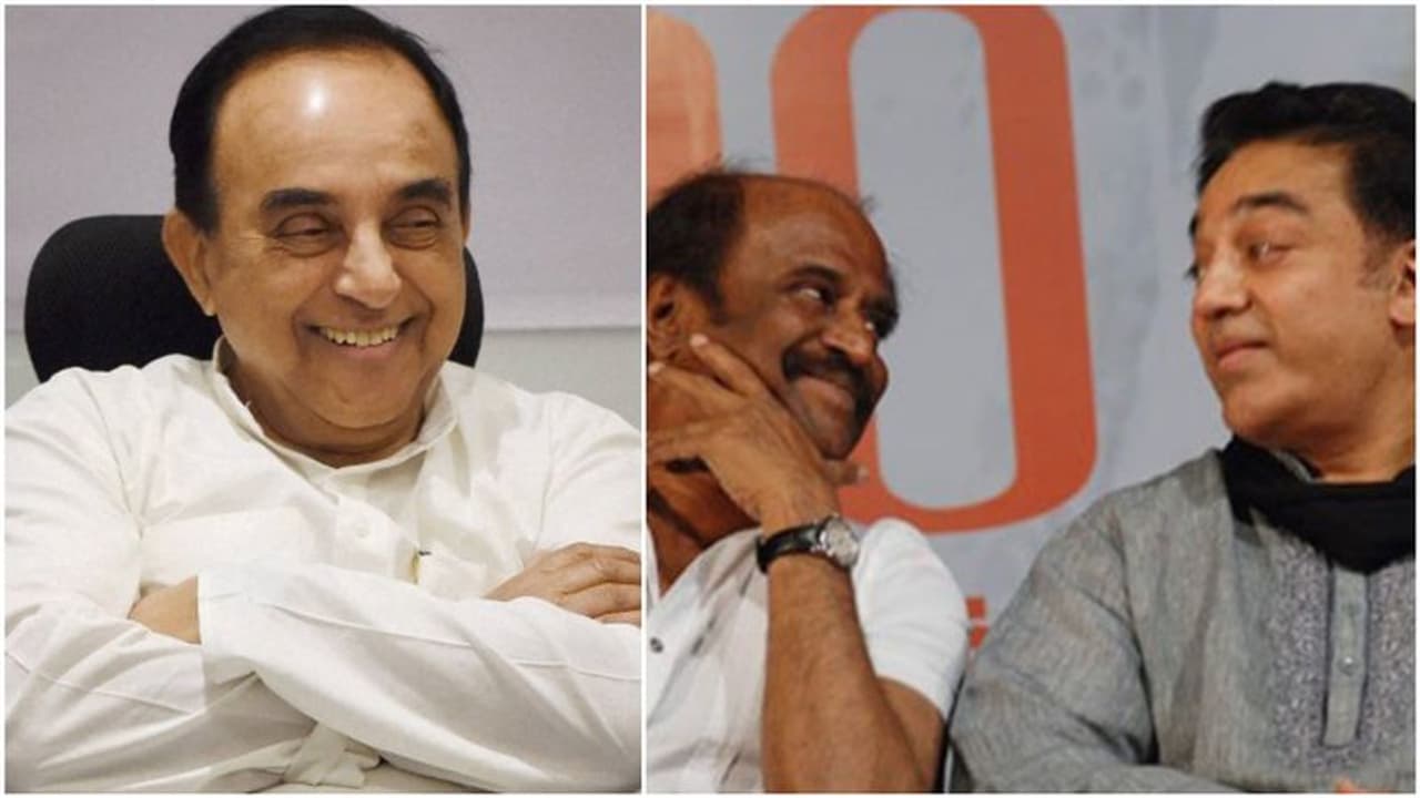 கூத்தாடிகள் ஒன்றும் செய்யப் போவதில்லை..! ரஜினி,கமலை போட்டு தாக்கிய சு.சாமி..!