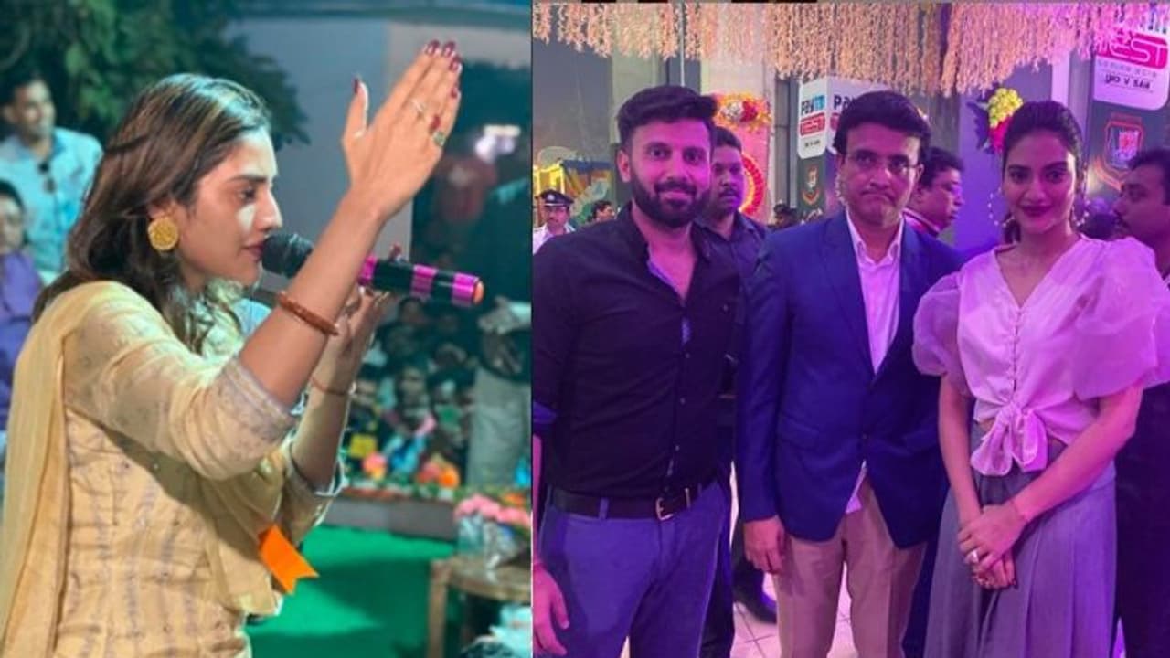 নিখিলের সঙ্গে গোলাপি যুদ্ধে সামিল নুসরত, আইসিইউ থেকে ফিরেই ব্যস্ততা তুঙ্গে