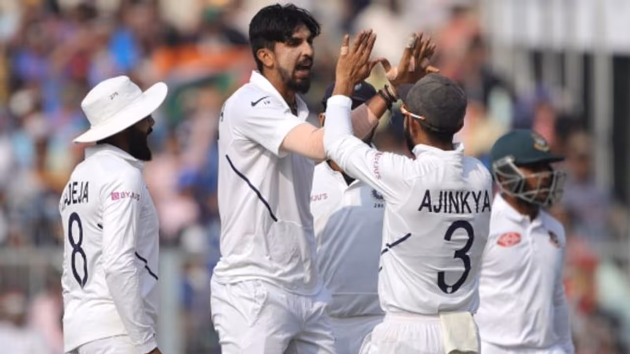 Pink ball Test: India rout Bangladesh inside 3 days to make clean sweep of series 2 0