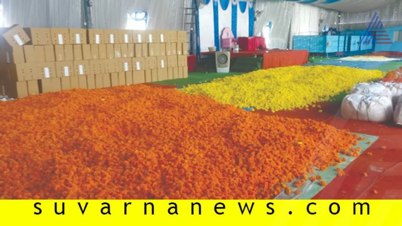 41 ಟನ್ ಚೆಂಡು ಹೂ ನಗರದಿಂದ ದುಬೈಗೆ!