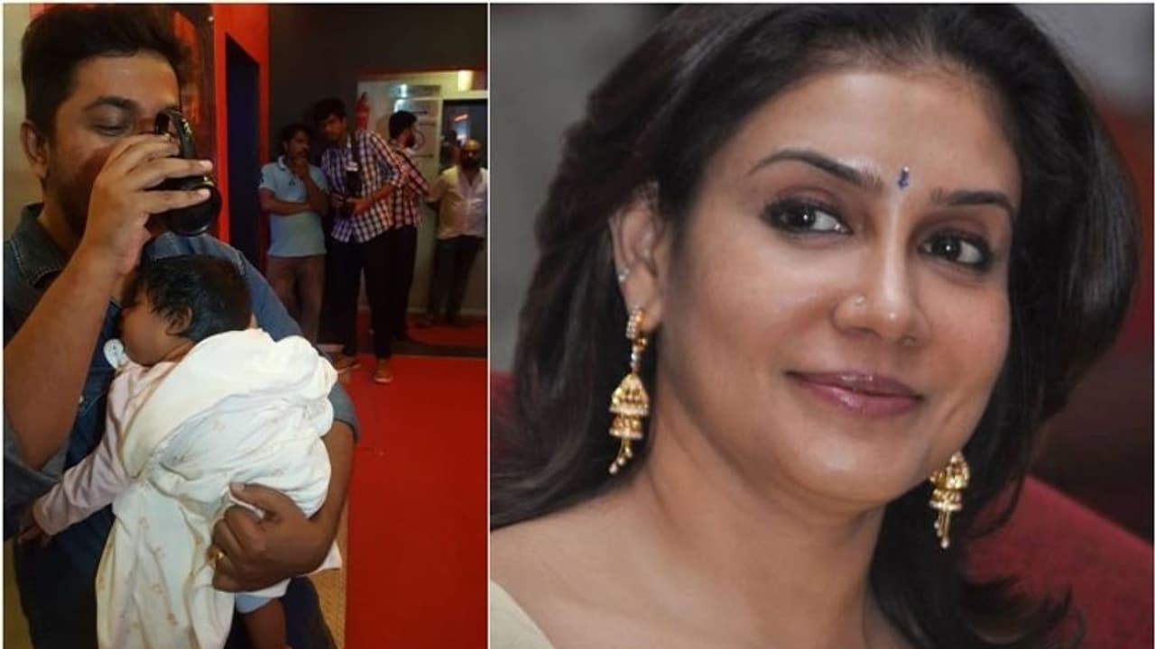 മകളെ നെഞ്ചോട് ചേര്ത്ത് വിനീത്; അച്ഛന്മാര് കണ്ടുപഠിക്കണമെന്ന് ലിസി മകളെ നെഞ്ചോട് ചേര്ത്ത് വിനീത്; അച്ഛന്മാര് കണ്ടുപഠിക്കണമെന്ന് ലിസി