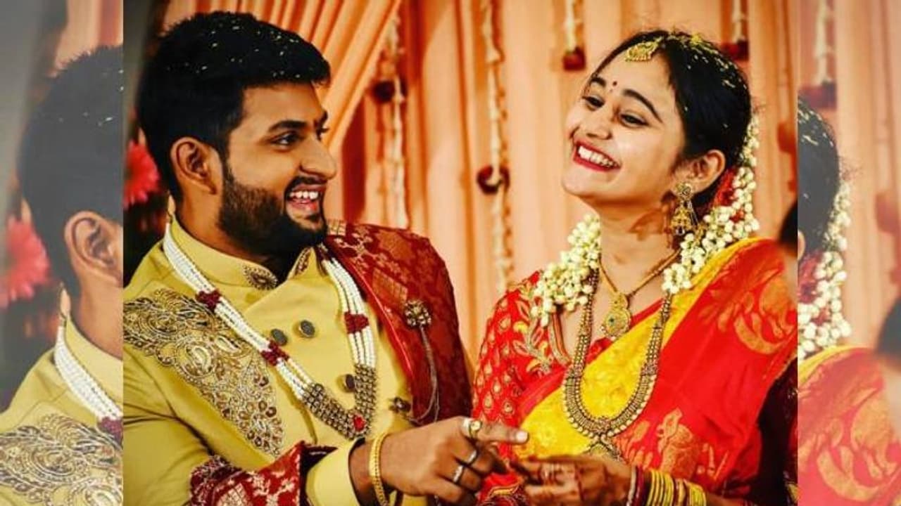 സ്വാമി അയ്യപ്പനായി മിനിസ്ക്രീനിൽ തിളങ്ങിയ കൗശിക് ബാബു വിവാഹിതനായി സ്വാമി അയ്യപ്പനായി മിനിസ്ക്രീനിൽ തിളങ്ങിയ കൗശിക് ബാബു വിവാഹിതനായി