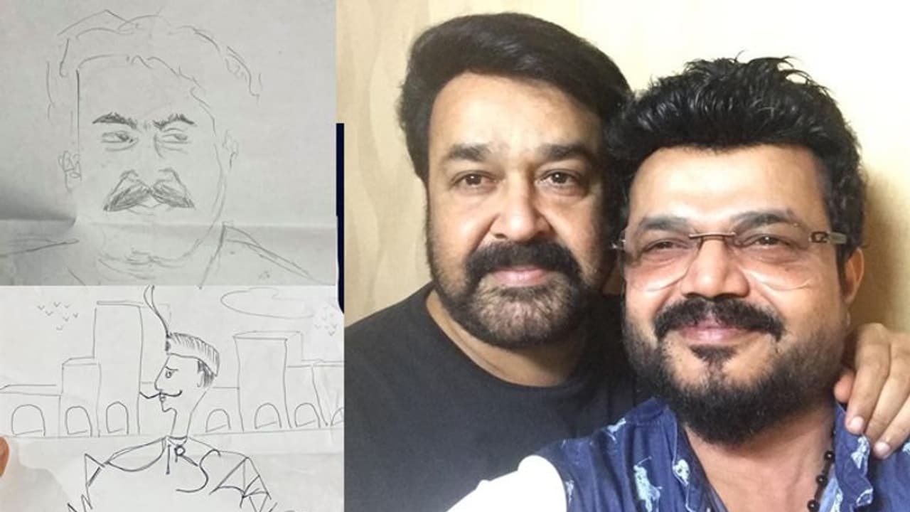 നാദിര്ഷയുടെ വരകളില് 'ലാലേട്ടന്'; വരകളിലൂടെത്തന്നെ സ്നേഹം പങ്കുവച്ച് മോഹന്ലാല് നാദിര്ഷയുടെ വരകളില് 'ലാലേട്ടന്'; വരകളിലൂടെത്തന്നെ സ്നേഹം പങ്കുവച്ച് മോഹന്ലാല്